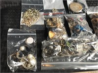 Large assortment of bags of misc. jewelry