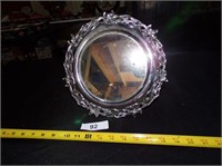 Antique Silver Plated Table Mirror