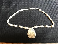 Vintage carved necklace