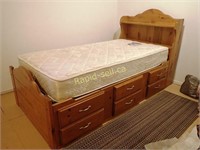 Pine Captains Bed