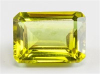 5.00ct Emerald Cut Yellow Natural Alexandrite GGL