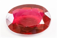 47.30ct Oval Cut Blood Red Natural Ruby GGL