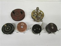 4 Fly Reels by Martin, Shakespeare, and Bronson.