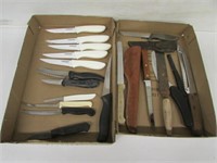 Cuisinart, CaseXX, etc Kitchen Knives, 2 boxes