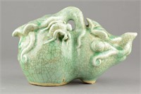 Chinese Celadon Crackled Glaze Porcelain Ewer