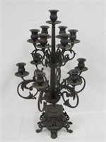 Candle Stand 24" tall, 13 candles, bronze finish