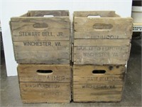 4 Winchester Apple Boxes Cather, Robinson, Bell