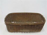 Large Oak Splint Basket, 18.5" x 30"