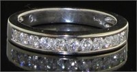 14kt Gold Channel Set 1/2 ct Diamond Ring