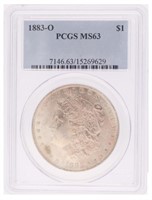 1883 - O PCGS MS63 Morgan Silver Dollar