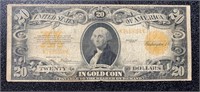 Series 1922 $20 Large Gold Coin Bank Note