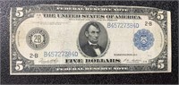 Series 1914 Large $5 Federal Reserve Note