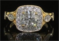 14kt Gold Brilliant 2.25 ct Diamond Ring