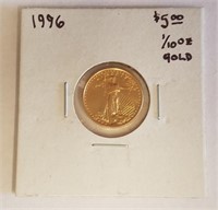 1996 $5.00 1/10th oz. Gold American Eagle
