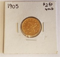 1905 $2.50 Gold Liberty