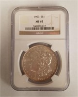 1903 NGC MS62 Morgan Silver Dollar