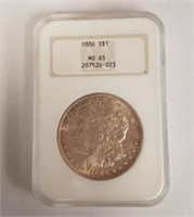 1886 NGC MS65 Morgan Silver Dollar