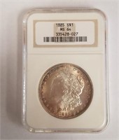 1885 NGC MS64 Morgan Silver Dollar