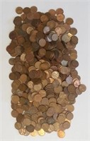 Lot of 1000 Assorted Dates Lincoln Wheat Pennies