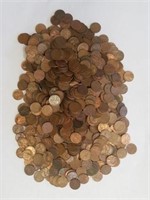 Lot of 1000 Assorted Dates Wheat Pennies