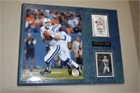 Colts Payton Manning Collage Plaque