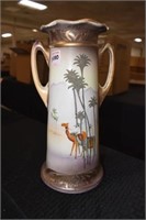 Nippon Vase, 12" H