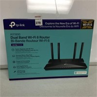 TP-LINK DUAL BAND WI-FI 6 ROUTER AX1800