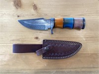 Unique Custom Damascus Knife #17