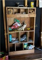 Wood Box & Contents