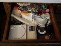 Drawer of Linens & Electric Scale