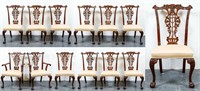 Smith & Watson Chippendale Style Dining Chairs, 12