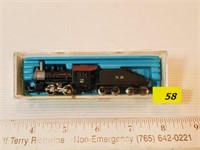 Atlas #2185 N-Scale 0-4-0 Steam Locomotive & Tendr