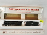 Bachmann Northern 4-8-4 & 52' Tender