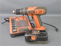 Ridgid Drill and Battery Charger