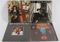 Rock Albums Abba, Boston, Heart Pat Benatar