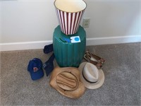 HATS AND CERAMIC STAND