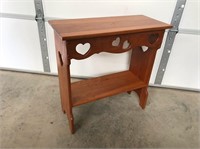 Wooden Heart Side-Table