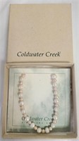 925 Sterling Clasp Pearl Necklace