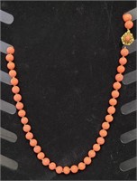 Miriam Haskel Coral Glass Beads