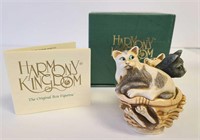 Harmony Kingdom Cat Naps Meow with Box