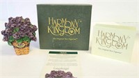 Harmony Kingdom Longaberger Lilac Basket in Box