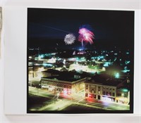 Original Photograph  Fireworks over Muncie
