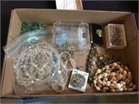 Misc.box lot of jewelry