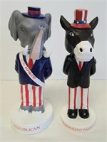Republican / Democrat Bobble Heads (2 pcs)