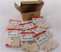 Ball Wooden Tags