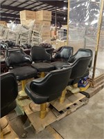 (18) Frontier Casino High Roller Swivel Chairs