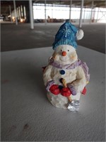 Snowman candle holder