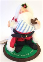 Vintage Annalee Doll Christmas Santa with Tag