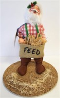 Annalee Santa with Feed Bag with Tag