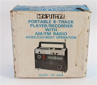 Vintage Computron 8 Track Player Radio